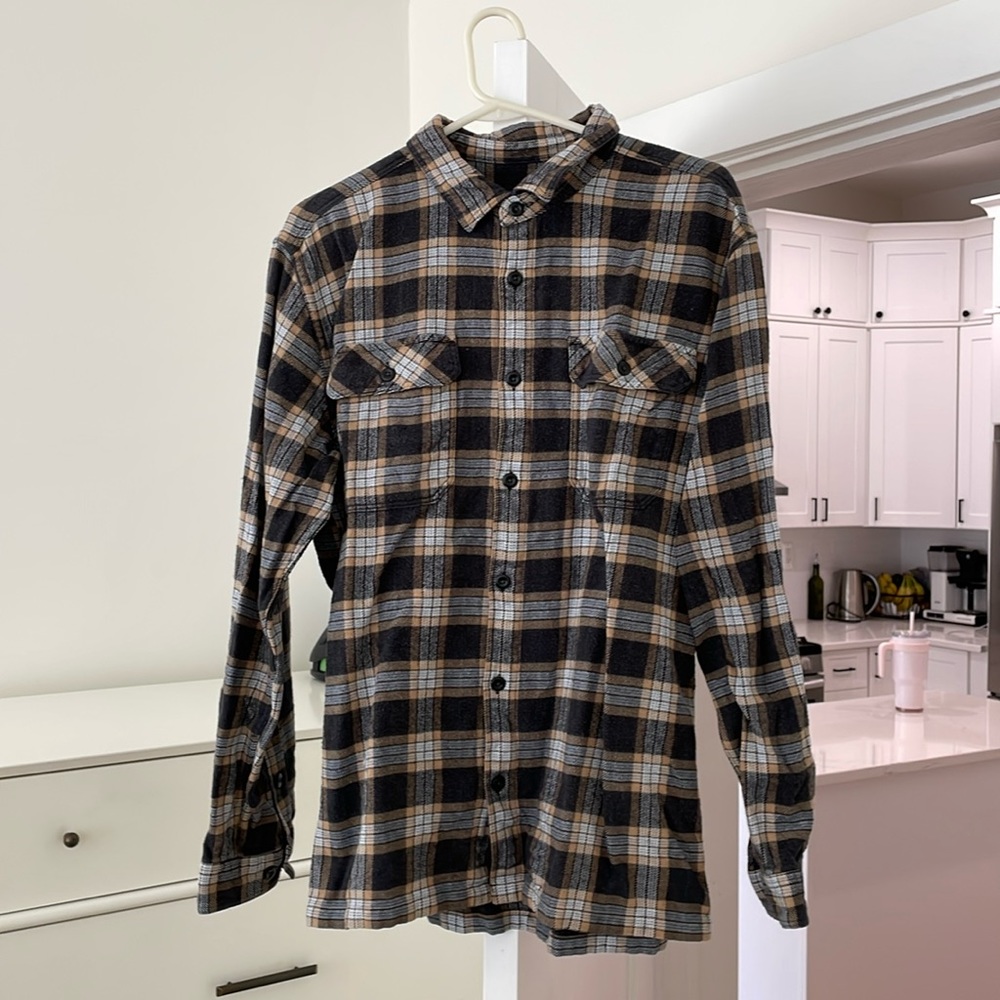 Men's Long-Sleeved Organic Cotton Midweight Fjord Flannel Shirt